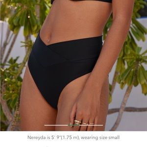 Aerie crossover high cut cheeky bikini bottom